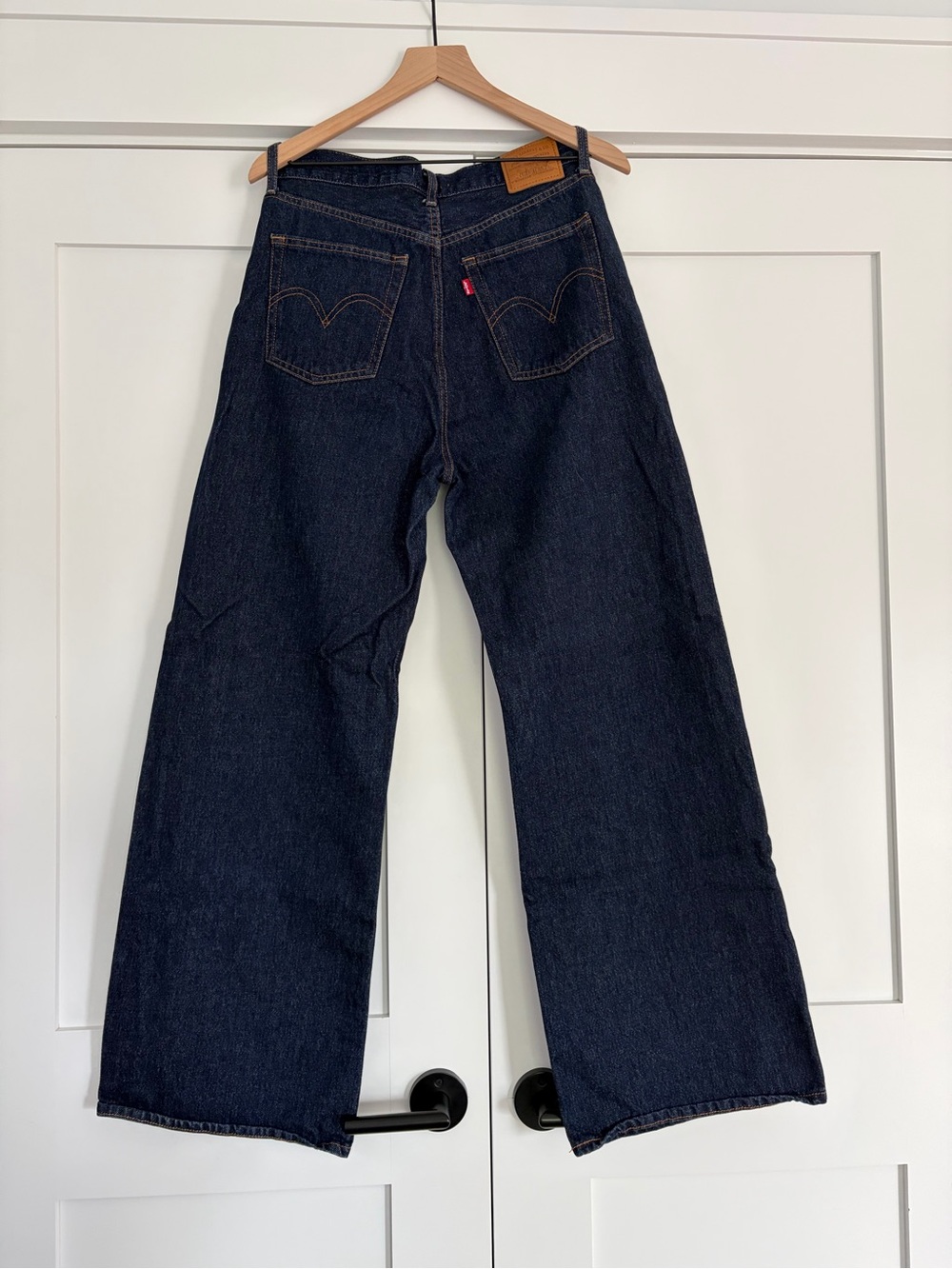 Levi’s Ribcage Wide Leg High-Rise Jeans in Dark Stone Blue, 30x32 - Picture 5 of 15